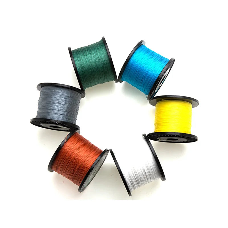 Lmaide X8 PE Fishing Line 500M Super Strong 8 Strands Multifilament Polyethylene Senar Pancing Pe Braid Fishing Line