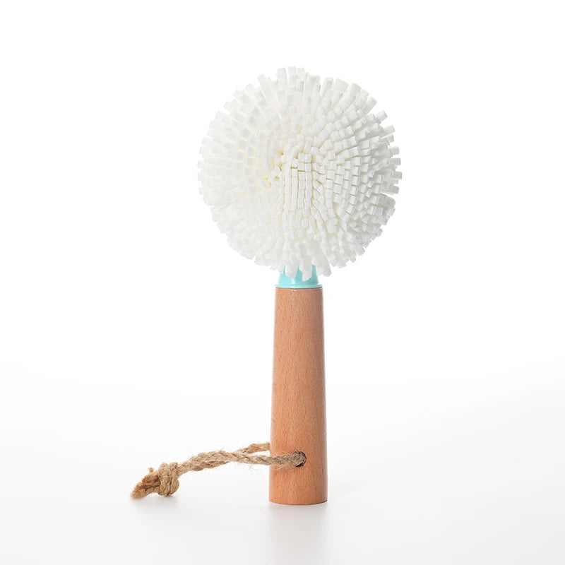 Kitchen Cleaning Supplies Cup Pot Cleaner Brush EVA Bottle Washing Brush