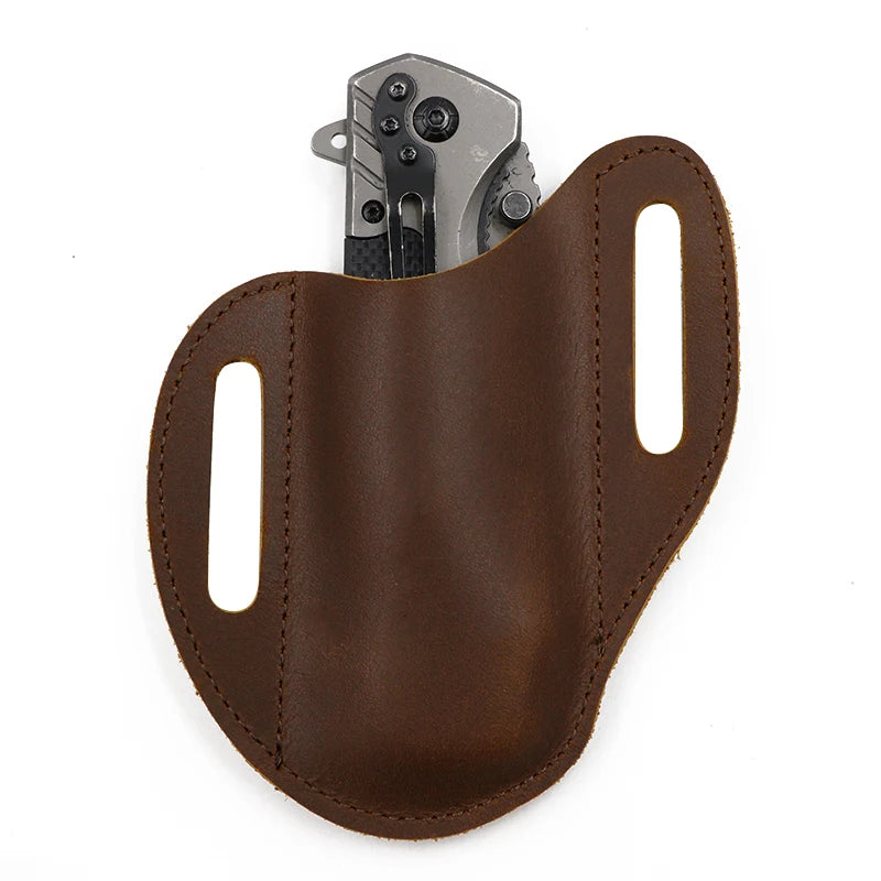 Custom High Quality Leather Chef Knife Bag Leather EDC Chef Knife Sheath Pouch Case Leather Tool Bags