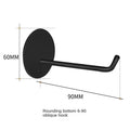CUSTOM Kitchen Bathroom Removable (XL) Wall Hooks No Drilling Rustproof Round Metal Adhesive Hooks