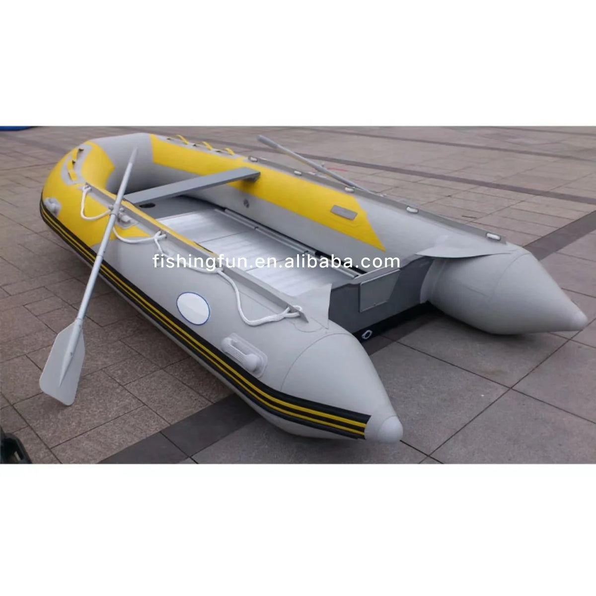 China Factory Wholesale Inflatable Boat Rigid Boat Inflatable Fishing Boat for Sale Water Sports