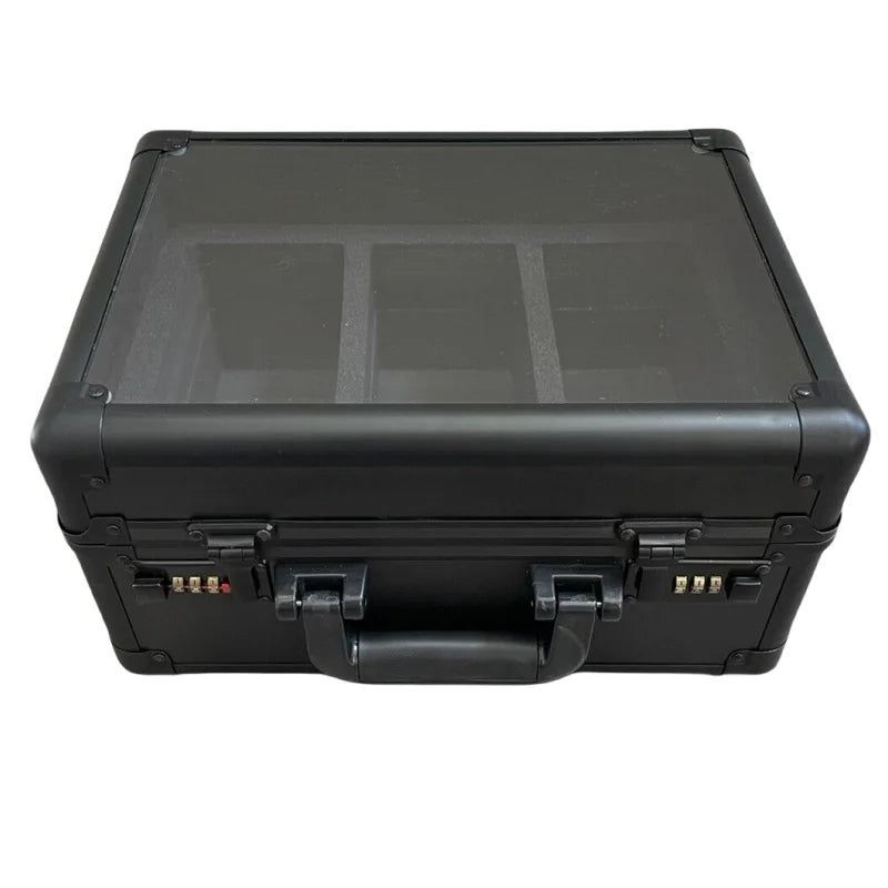 Aluminum Graded Card case With Transparent Top Loader Storage Slabs BGS/P-SA Poke-mon Clear Top Box