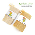 Customized Natural Eco-Friendly Compostable Compressed Shower Cleaning Organic Exfoliating Loofah Brush for Hands