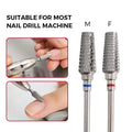 Tungsten Steel Nail Drill Bits Nail Art Tools Custom logo Manicure Tool Tungsten Carbide Grinding Head Nail Drill Bits
