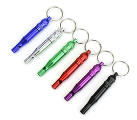 Epsilon Custom Metal Emergency Whistle Self Defense For Anti Rape Colorful Keychain Whistles For Survival Safety Sos Outdoors Activities