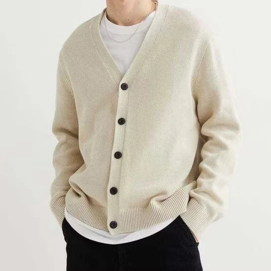 2026 New OEM & ODM Customized Winter Long Sleeve Men Clothes Knitwear Cotton Knit Men's Sweater Cardigan