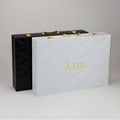 In Stock Leather Gift Trunk Briefcase Suitcase Storage Boxes Cosmetic Jewelry Gift Packaging Perfume Display Clothing Gift Box