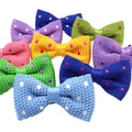 Wholesale Men's Bow Tie 100% Polyester Polka Dot Knit Design Bowties at Discounted Price