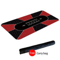 Hot Selling Large Size 240*120*0.2cm Tabletop Texas Poker Game Rubber Mat for Casino