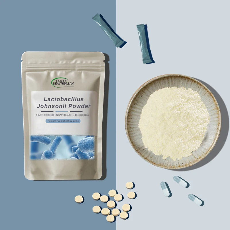 Lactobacillus Johnsonii Powder 100 Billion CFU/G Food Grade Probiotics Powder Wuhan Healthdream for Healthy Food Raw Materials MegaBDM