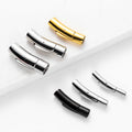 3mm/4mm/5mm/6mm/7mm/8mm Wholesale Can Customize Stainless Steel Leather Rope Bracelet Connection Buckle DIY Accessories