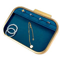 Fashion Arc Design Metal Jewelry Storage Tray High End Jewellery showcase Bracelet Ring Necklace Earrings Display Tray