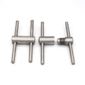 Silver Billiard Cue Tip Press Shape Tool Flat/Arc-Shaped for Random Choice