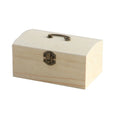 Unfinished Wooden Trinket Treasure Chest Box Pine Wood Jewelry Box With Handle for Kids Gift Storage and Display Box MegaBDM