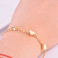 Factory Price Gold Plated Bracelet Brushed Chain Fine Fit European Charm Bracelet for Women Jewelry Making