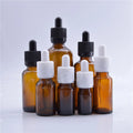 Amber Color Glass Dropper Bottle Set 30ml/60ml/100ml Serum Beard Essential Oil Cosmetic Jar Screen Printing Pack Box 50ml Volume