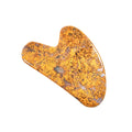 HY Heart facial gua sha tool natural mookaite jasper jade facial guasha for body face massage