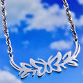 Fashionable  Simple Hollow Out Stainless Steel Jewelry butterfly Necklace for Women