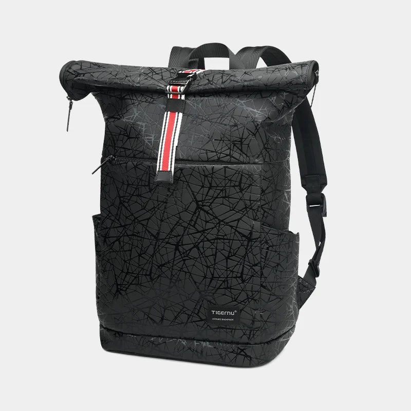 Tigernu T-B9025 Fashion Design Roll Top School Bag Mochila Large Capacity Rucksack Foldable Women Backpack