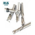 YASEN Tungsten Carbide 2-Flute Compression End Mill Wood CNC 3-16mm Diameter Tin Coated Climb Milling High Performance 55-60HRC