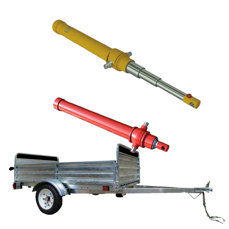 Hydraulic Cylinder Dump Trailer Used 2 Stage Two Way Hydraulic Piston Cylinder for Sale