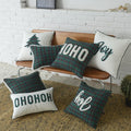 Amity Christmas Decorative Throw Pillow Cover for Home Use As Sofa Seat Cushion Elegant Christmas Pillow Cases