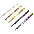 5 Pairs Rainbow Stainless Steel SUS304 Chinese Chopsticks Set Food Grade Chops Korean Chopsticks Sets Chinese Dining Sticks
