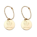 2022 New Design Brand Logos Label Engraved Custom Handbag Metal Tags