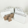 RIP for GRAD Baby Grandma Grandpa Grandkids This Is Us Momdadfamily Customized Sublimation MDF Photo Frame Custom Size for Home