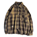 Wholesale Latest Design High Quality Check Checked Long Sleeve Fabric Shirts for Men Big Boys