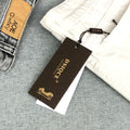 Eco-friendly Gold Foil Stamping Embossed Recycle Customized Brown Kraft Paper hang Tags for Clothing and Packaging