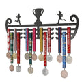 Custom Stainless Steel Running Medal Hanger Sport Display Hanger Black Color Medal showcase