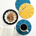 SHIMOYAMA Multi-Color Silicone Pot Holders Non-Slip Kitchen Countertop Mats for Hot Pots and Pans Trivets Home Usage