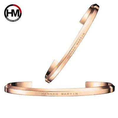 Hannah Martin Bracelet Women Charm Bracelets Watch Fashion Hand Jewelry Elegant Dress Men Lady Bracelet Couple Gift Relogio