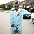 Custom-Made Two-Piece Solid Color Business Suit Single Breasted Closure for Adults
