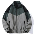 Mens Jacket Without Hooded Streetwear Hip Hop Jackets Casual Drop Shoulder Baseball Jackets