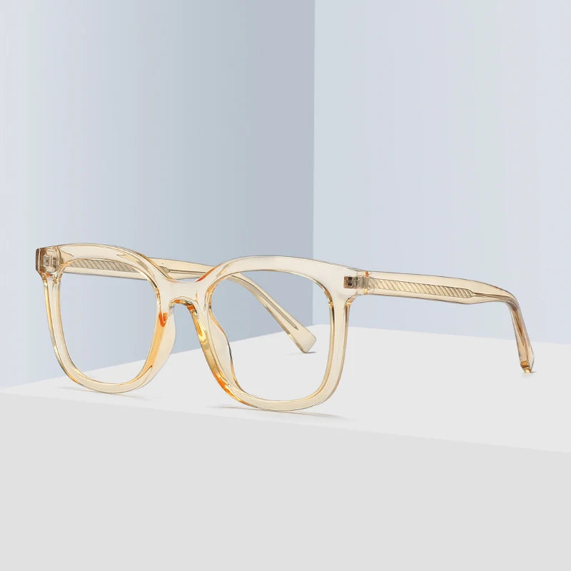 Anti Blue Light Women Glasses Frame Italy Design CP Eyeglasses Oversized Optical Frames TR90 Eye Glasses China Factory