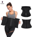 Front Zip & Hook 6 Steel Boned Underbust Corset Thermal Sheath Slimming Women Hot Waistband Neoprene Girdle Plus Size XS to 6XL