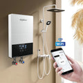 LED Digital Display Compact Instant Electric Water Heater for Bathroom Vanity Sink and Guest Bathrooms