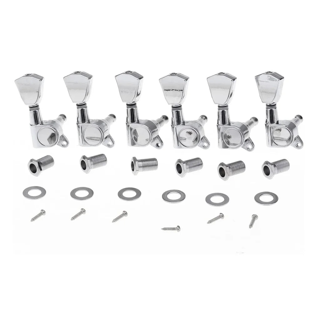 Chrome Guitar String Tuning Keys Pegs Tuners Guitar Machine Heads for LP Guitar Part Accessories