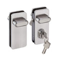 Factory Precision Casting Toilet Accessories Stainless Steel Frameless Single 304SS Sliding Glass Door Locks for Office