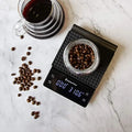 3kg/0.1g High Precise Pour Over Drip Espresso Scale with Back-Lit LCD Display KitchenTour Coffee Scale with Timer