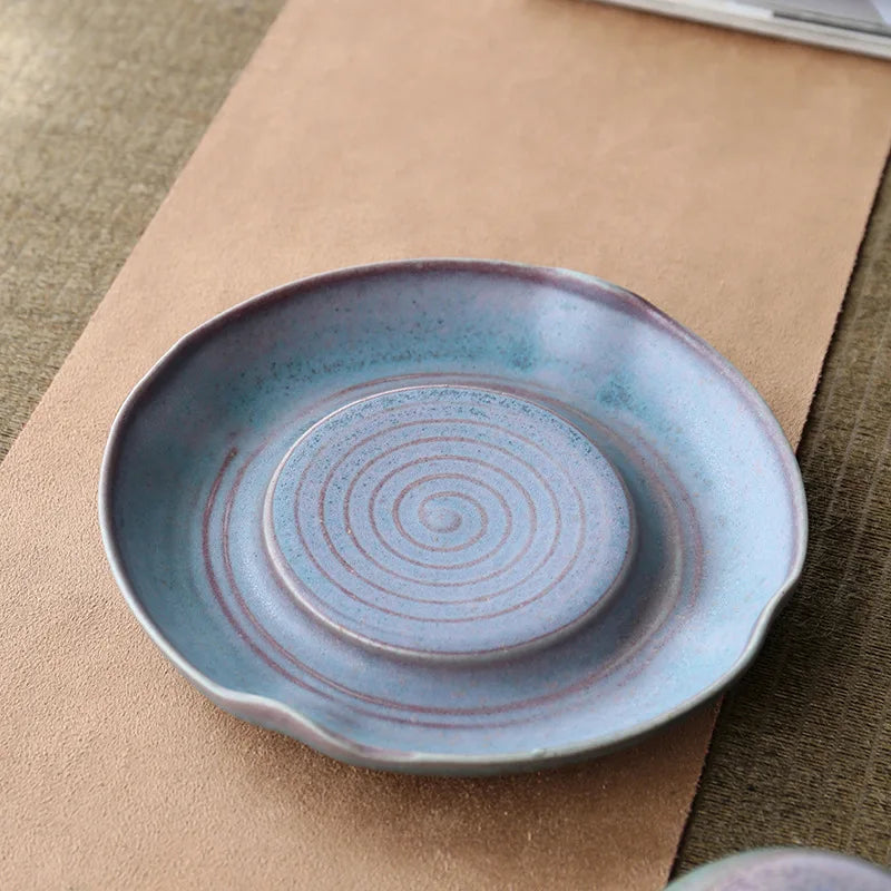 Pot Tray Tea Pot Mat  Torr Water Drop Container Kettle  Base Tea Ceremony Kung Fu Utensils Tea Tray