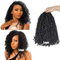 Wholesale 14-inch Screw Crochet Braided African Wigs Dreadlocks Fluffy and Natural Wigs Good Quality Wholesale Price