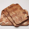 Large Acacia Wood Cutting Chopping Board Small Medium with End-GrainThick Large Butcher Block for Kitchen Restaurant
