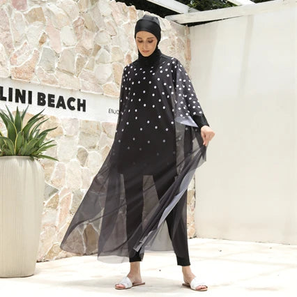 MOTIVE FORCE Modest Swimwear Luxury Muslim Ladies Swimwear Swimsuits Islamic Woman Plus Wholesale Muslim Swimwear