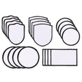 Custom Blank Iron on Embroidery Patch Heat Transfer Blank Sublimation Hat Patches for Sublimation