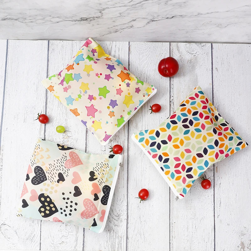Top Seller Bee Wax Wrap Products Food Grade Sandwich Beeswax Food Bags Beeswax Bag with Zip