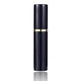 3ml Black Aluminium Refillable Empty Mini Glass Pocket Perfume Bottles