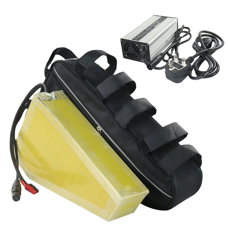 Super 72V Triangle Battery Electric Motorcycle Lithium Battery With USB Charging Port Electric Bike Battery for Bike